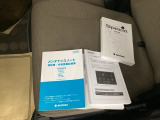 取扱説明書やメンテナンスノートもそろっています。