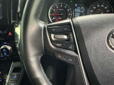 ステアリングスイッチ装備!運転しながら手元でオーディオの操作などができます。