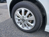 純正アルミホイ-ル付です! タイヤサイズ 165/60R14 (フロント左タイヤ)