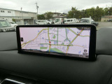 ナビ装着車は地図表示を確認できます。