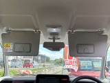 サンバイザーも大きめでサングラスいらず!