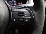 アダプティブクルーズコントロール設定スイッチ  予め設定した速度で定速走行。先行車に近づいたら、システムが先行車との距離や速度差を測定し、自動的に加減速。ちょうどいい距離でついていきます(^^)v