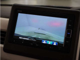 ◆バックカメラ◆リバースにするだけで映ります、後方の安全確認や、狭い駐車場での車庫入れ、雨の日や夜間など視界の悪い時に便利です!安全にバックする為には欠かせない装備です。