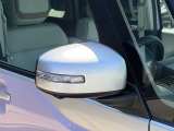 ウィンカードアミラー☆ライトの点滅で対向車、歩行者などに曲がることを知らせることができるので安心・安全につながりますね♪