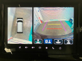 【全方位モニター】 4つのカメラで映像を映し出します。発進時、後退時も周囲の安全を確認し、サポートします^^