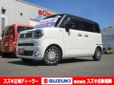 <令和4年式> ピュアホワイトパールブラック2トーン。ムーヴキャンバス・N-WGNをお探しの方に!実用性と低燃費、後席スライドドアの軽ワゴン★【ワゴンR スマイル HYBRID X】はいかがですか?