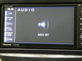 オーディオメニューです。Bluetoothオーディオも接続可能です。