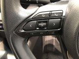 【ステアリングスイッチ】左です。ハンドルから手を離さず、運転に集中したまま手元でオーディオ操作等ができます。