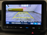 バックカメラの画像です。車庫入れの安心感がアップしますね☆