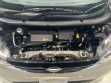 とっても綺麗なエンジンルームです♪お買い上げの際は日産整備士がメンテナンス整備を実施してお渡し致します☆