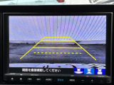 カラービジョンとガイド線で見やすい視点切替式のバックモニター。