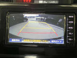 バックカメラが装着されています。ガイド機能付きなので後方の距離もつかみやすくなっています