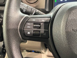 ステアリングにオーディオ操作スイッチが付いています。オーディオ画面に直接タッチしなくても操作が出来ますので、運転に集中できます。