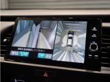 ◆マルチビューカメラシステム◆運転席から見づらい前後左右を、ナビ画面の映像で確認。見通しの悪い交差点や狭い道でのすれ違い、駐車などをサポートします。
