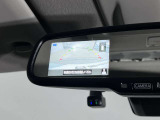 バックミラーにバックカメラの表示も可能です!