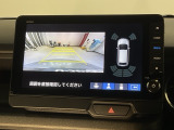 リヤカメラ表示時では視点を変更することもできます。