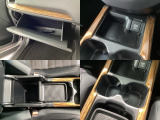 収納スペースや、ドリンクホルダーもついています。長距離ドライブで活躍する必需品ですね♪