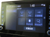 オーディオソース選択画面です。Bluetoothオーディオをご利用いただけます。