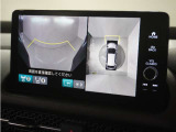 ◆マルチビューカメラシステム◆運転席から見づらい前後左右を、ナビ画面の映像で確認。見通しの悪い交差点や狭い道でのすれ違い、駐車などをサポートします。