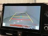 車庫入れや後方操作をサポート!苦手な駐車も安心のバックモニター付きです♪ガイド線も表示されますので、どこまで下がれば良いか目安にもなります☆