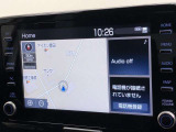 ディスプレイオーディオ装着車。ディスプレイとスマホを連携で、様々なアプリを使用できます。マップのアプリを繋げて、ナビゲーションとして使用できます。