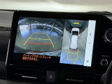 【バックモニター】 車庫入れの後方確認や、バックで駐車場に出入りの際等に後方を確認するのをお手伝いできます
