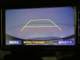 バックガイドモニターで、後方を確認しながら安心して駐車することができます。運転初心者も熟練者も必須の機能ですよ!