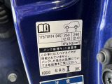 規定タイヤサイズ、空気圧です