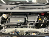 エンジンルームもクリーニング済みできれいですよ。日産の整備士がしっかりと丁寧に点検していますので安心してお乗りいただけます