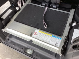 収納したスロープは荷室の床としても使えます。