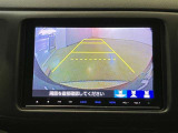 バックギアに入れて頂きますと、この様に後方が映し出されます!最終の確認はご自分の目と耳で必ず行ってください!安全第一で♪