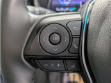 ステアリングスイッチ付き。前方から目を離すことなく操作することが可能です。