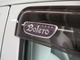 【ボレロ専用ドアバイザー】バイザーに「Bolero」のロゴ付いています。可愛い!