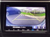 バックモニター付きで、車庫入れやバック時の後方確認をサポート。
