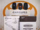 スマートキー&エンジンスターター付。メンテナンスノートあります☆品質評価シート付いてます!トヨタ認定中古車ライト!!