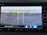 カラービジョンとガイド線で見やすい視点切替式のバックモニター。