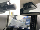 純正前・室内ドラレコです。もしもの時にしっかり記録が残ります。ナビの画面で映像確認やドラレコの操作ができます。