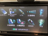 Bluetooth(ブルートゥース)接続機能付き。スマートフォンなどからお気に入りの音楽をワイヤレス再生できます。ドライブがさらに楽しくなりますね。