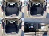 後席を倒せば、広い荷室が出来上がります。