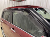 【サイドバイザー】悪天候時も換気ができるように☆車内に新鮮な空気を取り込めます!