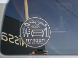 MYROOM専用ステッカーがオシャレです。
