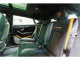 Rear bench in Alcantara