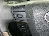 ステアリングスイッチ装備!運転しながら手元でオーディオの操作などができます。