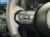 ステアリングスイッチ装備!運転しながら手元でオーディオの操作などができます。