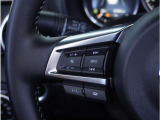【ステアリングスイッチ】運転中、前方から目線をそらすことなく、オーディオ等の操作が可能な便利機能。安心&快適ドライブにはマストな装備。