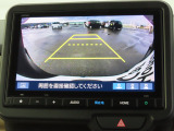 リアワイドカメラシステム!従来の視野に加えて、後方側方を約180&deg;まで見えるワイドビューと、後方を真上から見たような視野で駐車時などに便利なトップダウンビューの3つの視野があります!