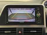 バックモニターで、後方を確認しながら安心して駐車することができます。運転初心者も熟練者も必須の機能ですよ!