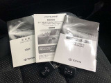 メンテナンスノート・車両取扱説明書・ナビゲーション取扱説明書も完備しています。