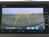 カラービジョンとガイド線で見やすい視点切替式のバックモニター。