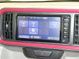 メモリーナビ装着。Bluetooth接続、CD、ラジオチューナ機能付き。どこへ行くにもお気に入りのオーディオと一緒です。